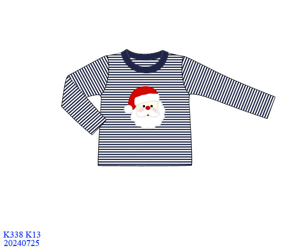 SANTA APPLIQUE SHIRT