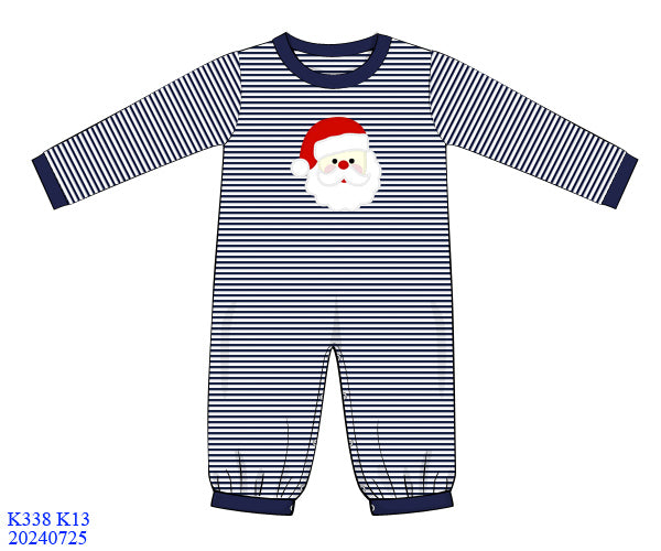 SANTA APPLIQUE ROMPER