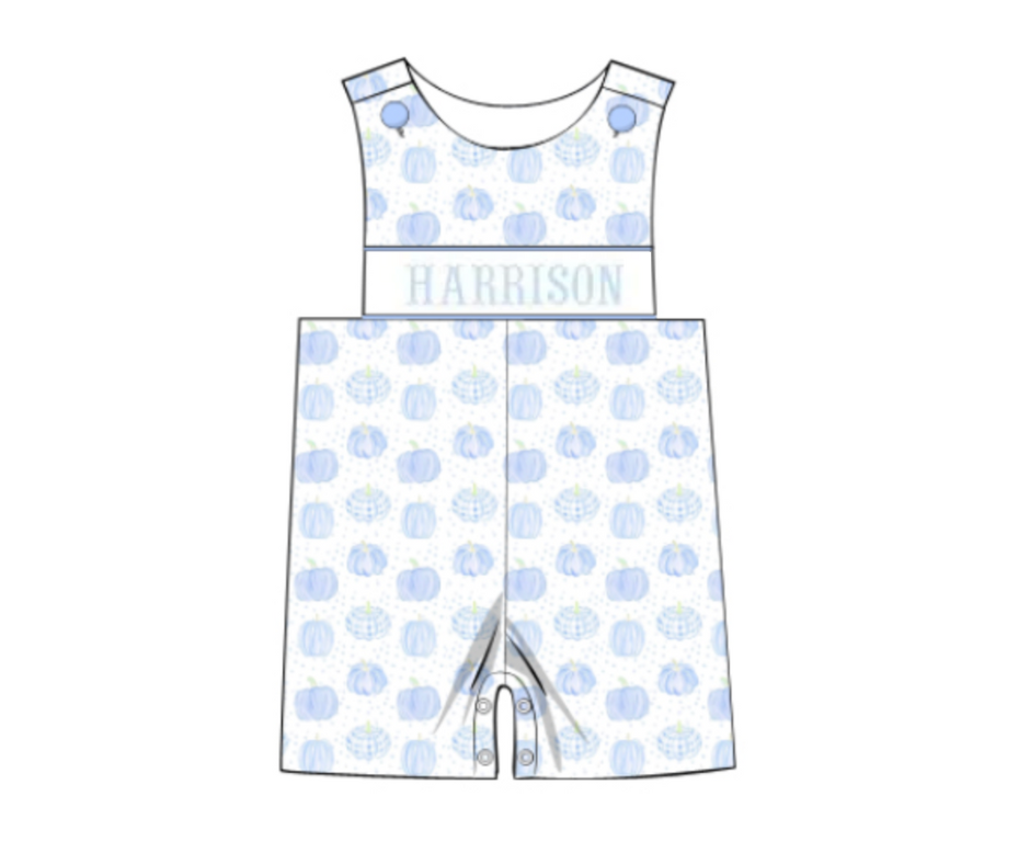 PUMPKIN NAME SMOCK JON JON