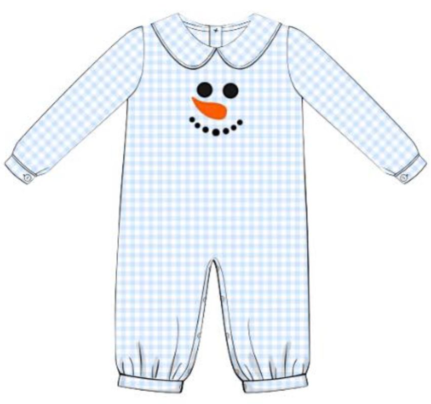 SNOWMAN BOY ROMPER