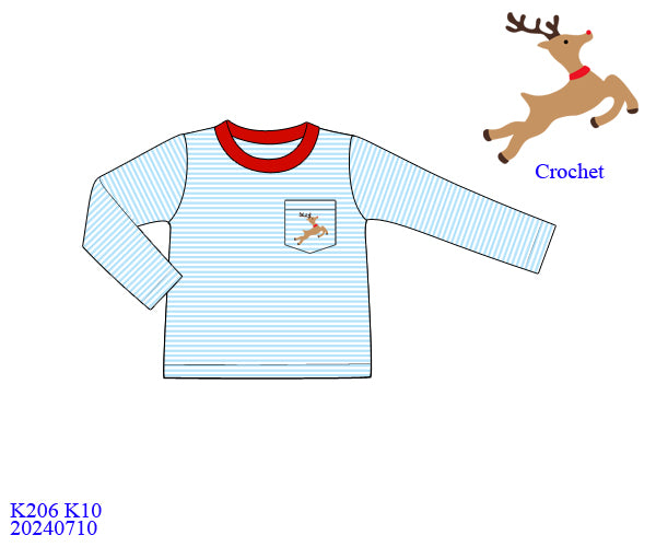 RUDOLPH CROCHET SHIRT