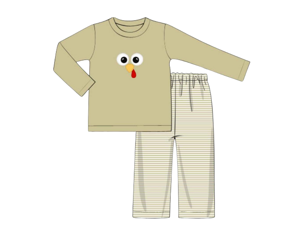 TURKEY FACE PANT SET