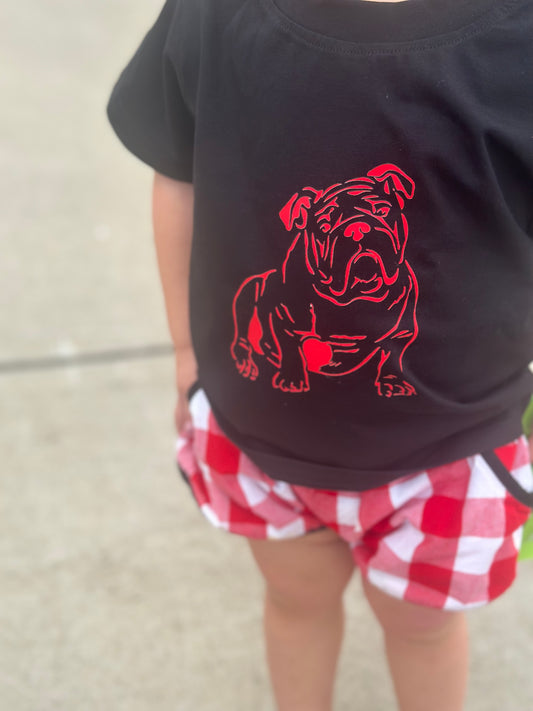 SCREEN PRINT BULLDOG SHIRT