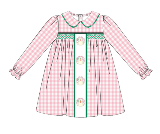 PINK GINGHAM TURKEY DRESS