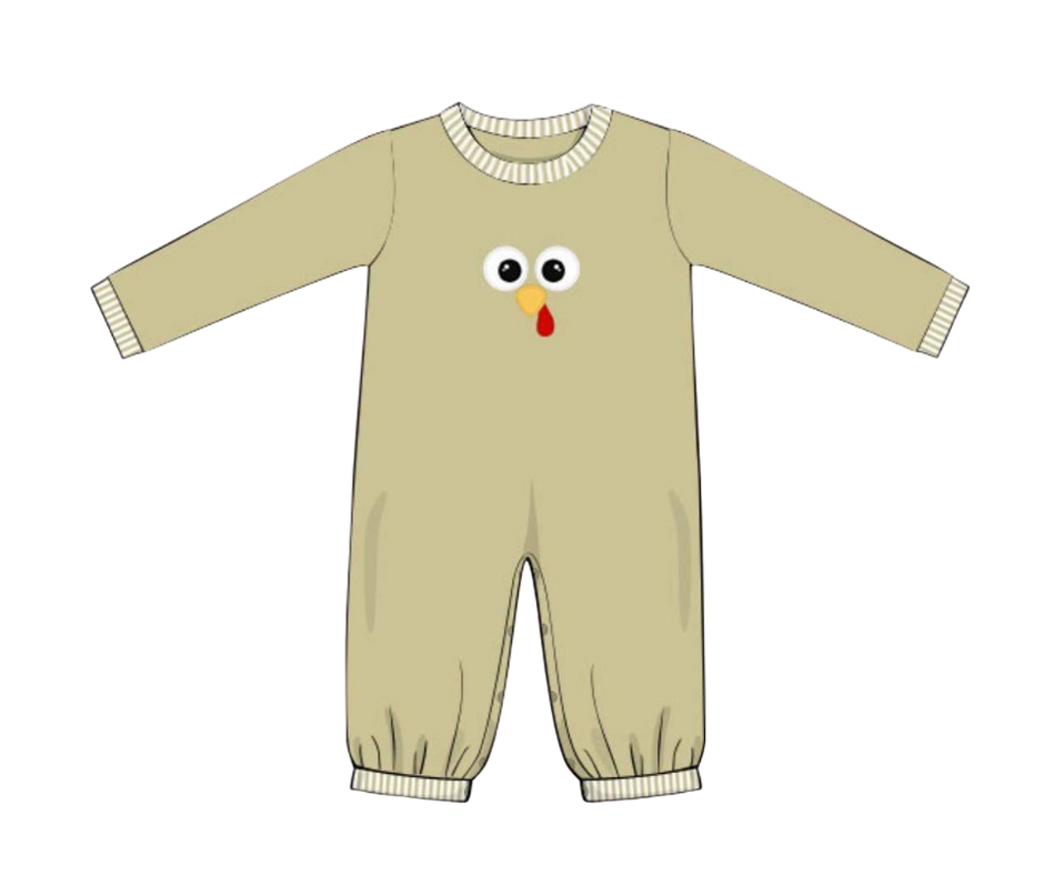 TURKEY FACE ROMPER