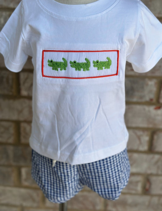 GATOR SMOCK SHORT SET