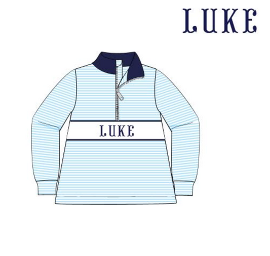 NAME SMOCK PULLOVER
