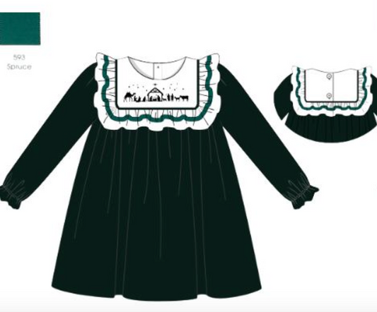 NATIVITY VELVET DRESS