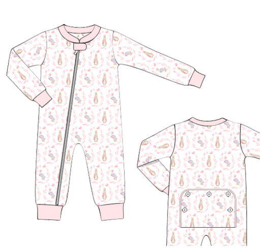 PINK PETER RABBIT ZIPPY