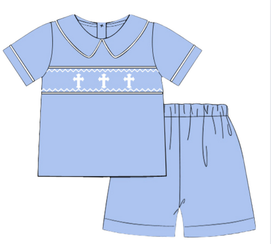 CROSS COLLARED SET